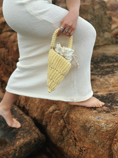 "Spiral of the Sea" Seashell bag